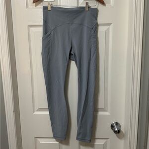 Lululemon power thru high rise tight size 8 euc 25”